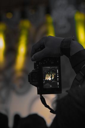 Photographer with Camera